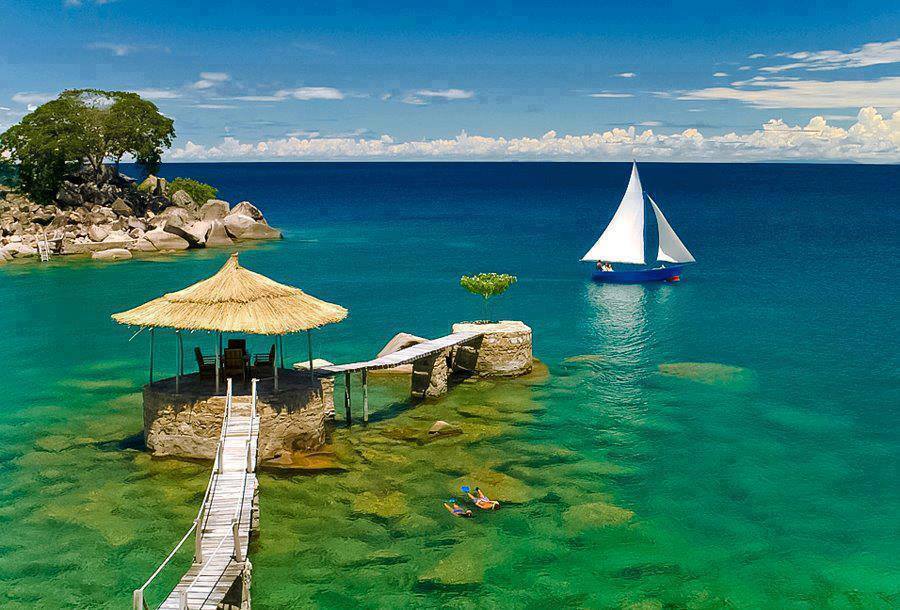 Kaya Mawa Resort, Malawi Gölü, Afrika!