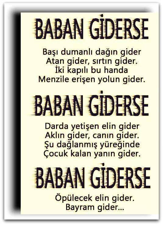 baban giderse