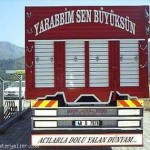 İslami Kamyon Arkası Yazıları