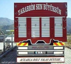 İslami Kamyon Arkası Yazıları