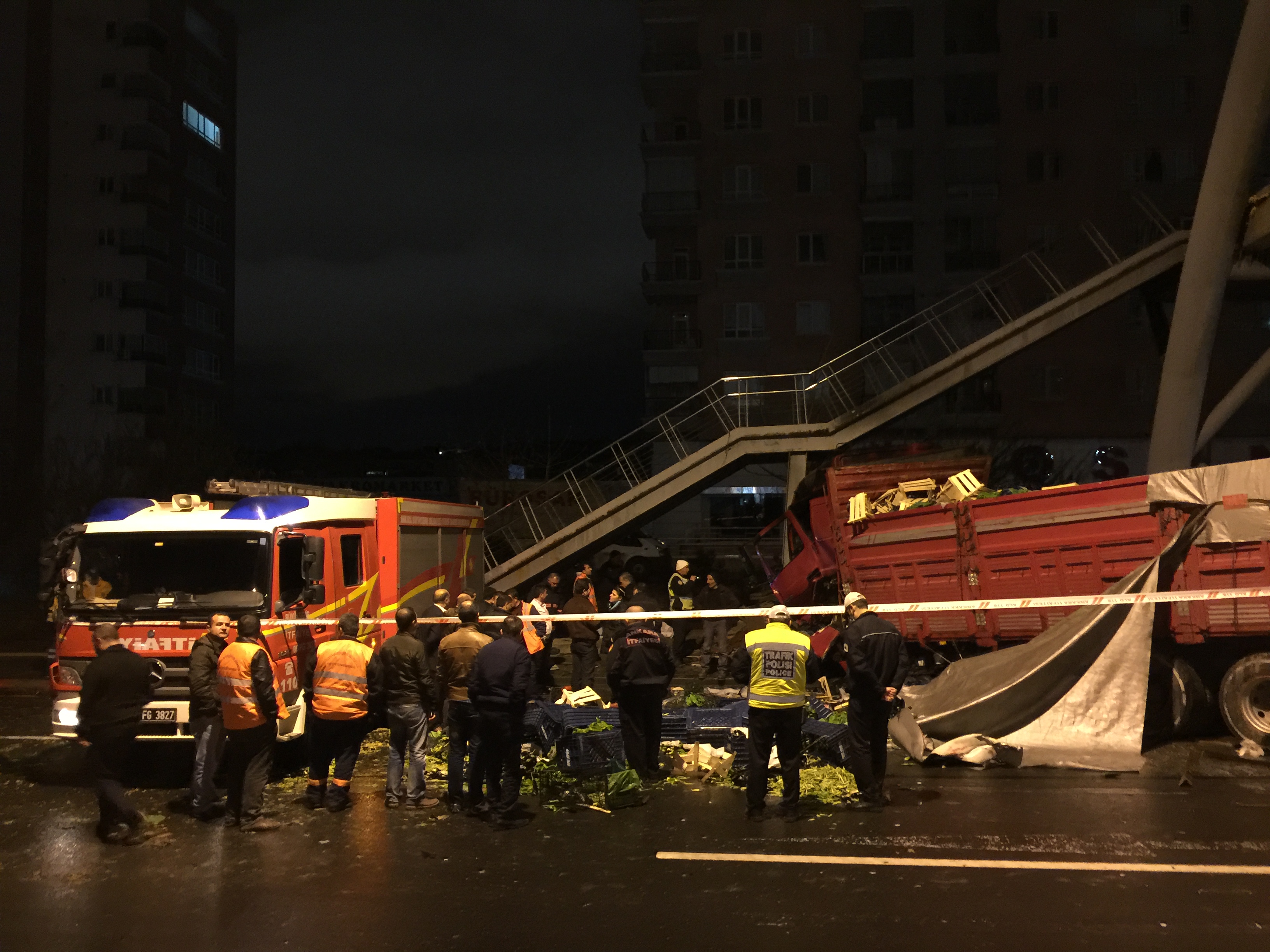 Ankara'da trafik kazası: 1 ölü 1 yaralı