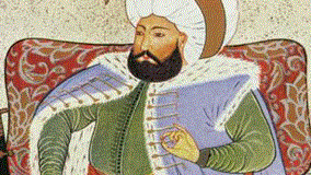 Fatih Sultan Mehmed Han'ın Nakkaş Levni tarafından çizilmiş minyatürü