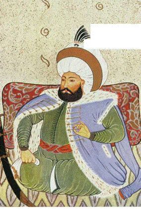 Fatih Sultan Mehmed Han'ın Nakkaş Levni tarafından çizilmiş minyatürü