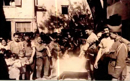 Samsun’da salgın sebebiyle halka kolera aşısı yapılıyor (1910