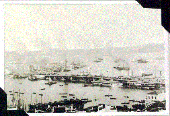 Galata Köprüsü ve Boğaziçi (1895)