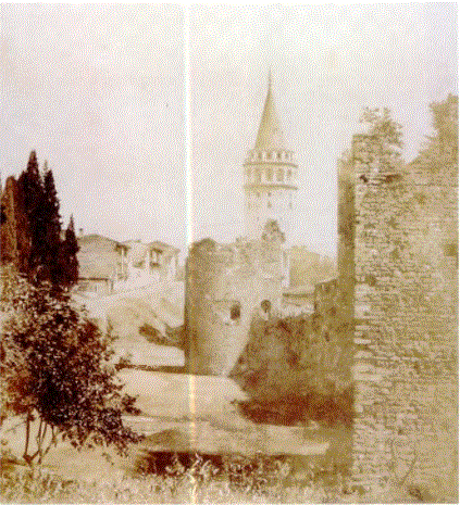 Galata Surları ve Galata Kulesi (1853) 