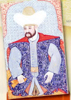 Sultan Birinci Murad Han'ın bir minyatürü