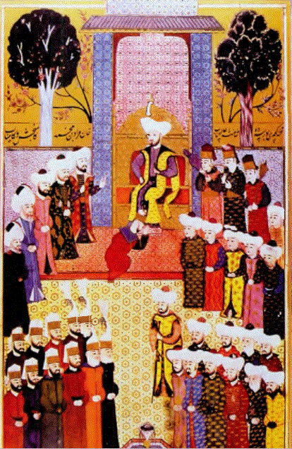 Sultan ikinci Murad Han’ın cüiûs merasimiSultan ikinci Murad Han’ın cüiûs merasimi