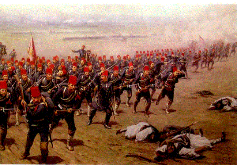 Yunan Harbi'nde Osmanlı ordusu taarruz hâlinde