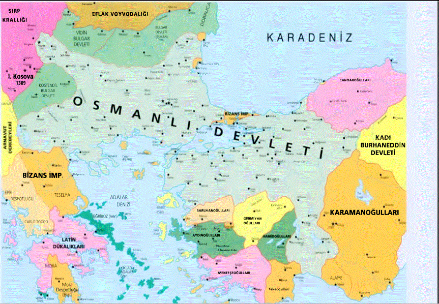 Birinci Murad Han zam anında Osm anlı Devleti (1360-1389)