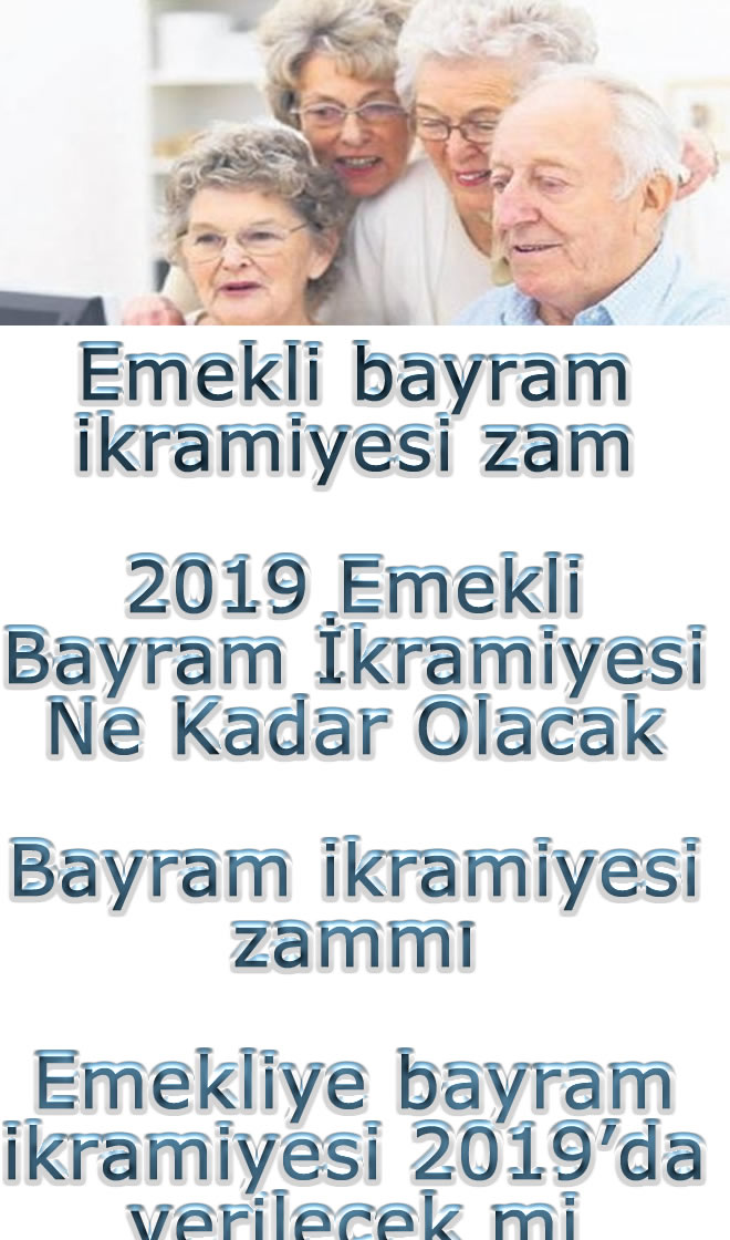 Emekliye Bayram ikramiyesi